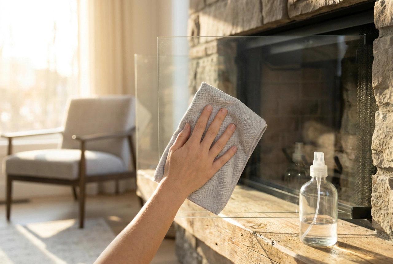 Πώς λειτουργεί το καθαριστικό τζαμιών τζακιού και πότε πρέπει να το χρησιμοποιείτε