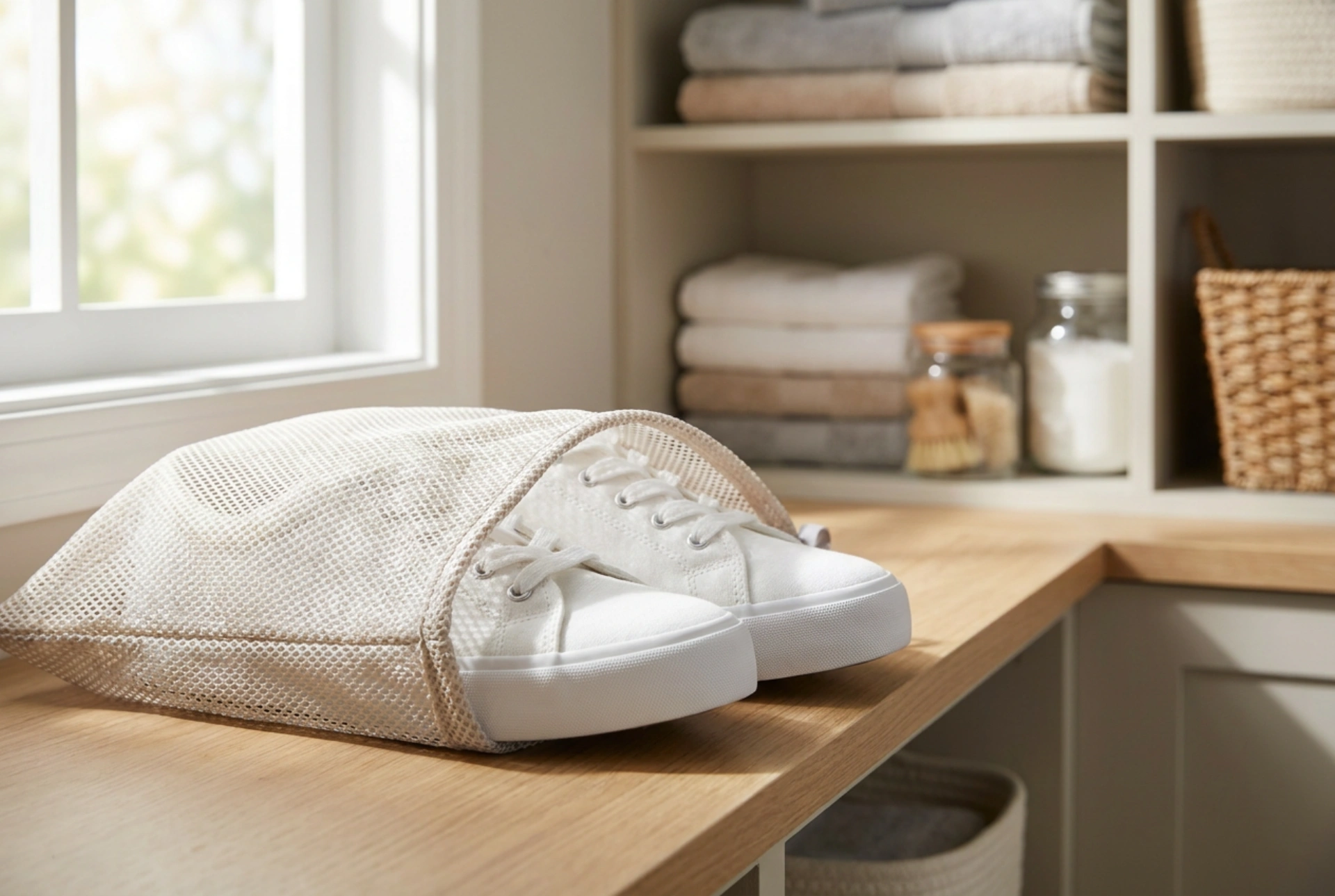 Πώς να χρησιμοποιήσετε μια σακούλα πλυσίματος παπουτσιών στο πλυντήριο χωρίς φθορές