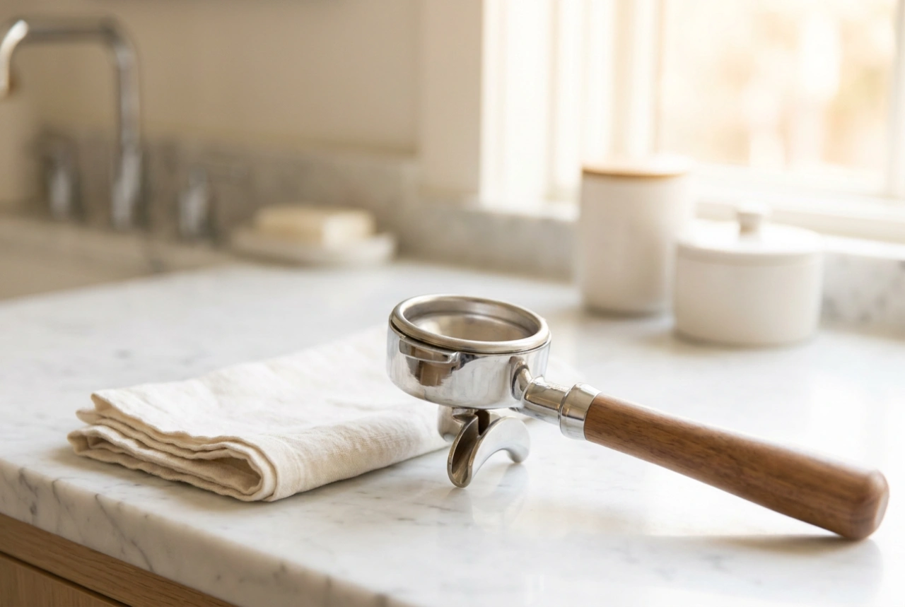 Πώς να ξεπλένετε τη χειροκίνητη μηχανή espresso μετά την παρασκευή καφέ